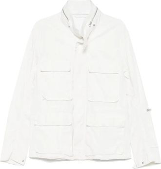 Ten c Underwood Jacket - Heren - Zomerjassen - Wit - L - Linnen - Jassen