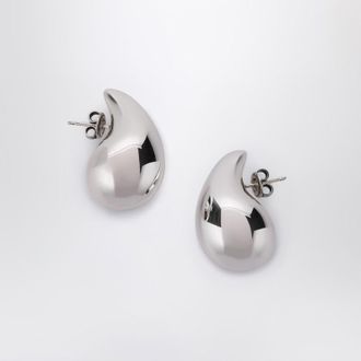Bottega Veneta Small Drop earrings in silver-tone metal