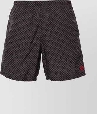 Alexander McQueen skull motif swim shorts