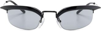 Prada Runway sunglasses - women - Acetate/Metal - 52 - Black