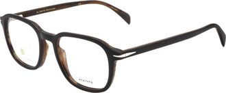 David Beckham Mens 51 mm Brown Opticals