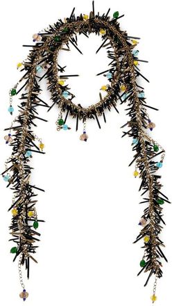 Dries Van Noten Bead-embellished Long Necklace