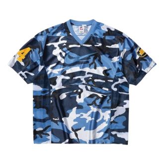 SUPREME FW26 x Nike Football Jersey Blue Camo SUP-FW26-060-BMO