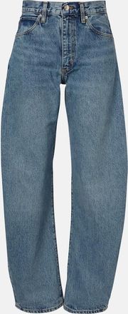 Frame Denim Bubble barrel-leg jeans