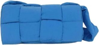 Bottega Veneta Pre-owned Shoulder Bags, female, Blue, Size: ONE SIZE Pre-owned Shoulder Bag