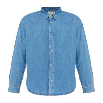 Frame Denim Klassiek Denim Overhemd - Heren - Spijkeroverhemden - Blauw - XL - Denim - Overhemden