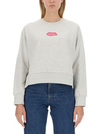 A.P.C. Cropped Hem Sweatshirt