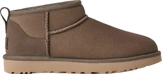 UGG WomenS Classic Ultra Mini Dried Oregano Ankle Boots
