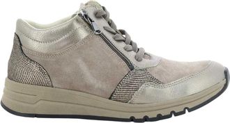 Waldl&auml;ufer Beige Damesschoenen April Stijl - Dames - Sneakers - Beige - 38 1/2 EU - Schoenen
