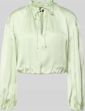 Boss Orange by Hugo Boss BOSS Orange Regular Fit Langarmbluse aus reiner Viskose Modell BRISE in Oliv, Gr&ouml;&szlig;e 34