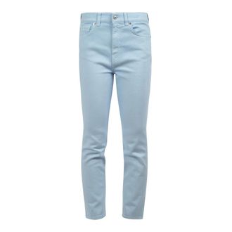 Mauro Grifoni Slim Fit Jeans, female, Blue, W25, Straight Leg Jeans with Belt Loops