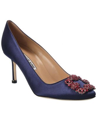 Manolo Blahnik Hangisi 70 Satin Pump
