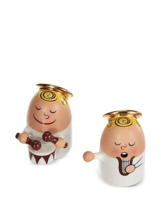 Alessi Angels Band ornaments - unisex - Silicone/Porcelain - One Size - BIANCO