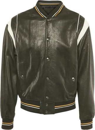 Givenchy Bomber con motivo 4G in pelle - Nero