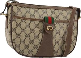 Gucci Pre-owned Cross Body Bags, female, Beige, Size: ONE SIZE Pre-owned Cross Body Bag