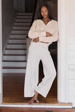 Eberjey Fine-Gauge Sweater Pants