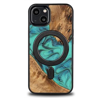 OEM Funda Bewood Unique Para Iphone 13 - Turquesa Con Magsafe