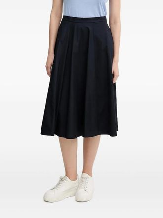 GANT Gonna midi plissé - Blu