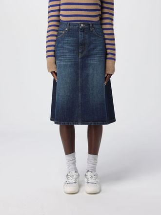Marc Jacobs Gonna midi Marc Jacobs in denim di cotone