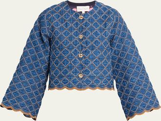 Cara Cara Marvis Quilted Denim Jacket