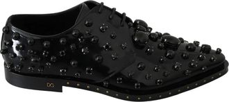 Dolce & Gabbana Laced Schoenen - Heren - Veterschoenen - Zwart - 39 EU - Leer - Schoenen