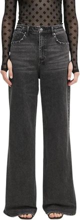 Ksubi Straight Jeans - Dames - Loose Fit Jeans - Grijs - W27 - Denim - Jeans