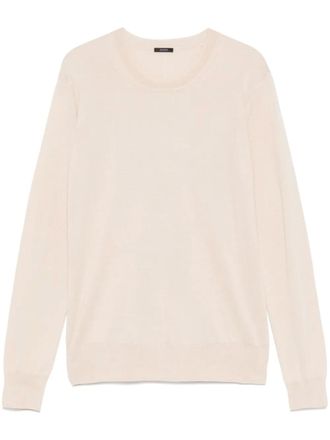 Joseph crew-neck top - women - Cotton/Silk - S - Neutrals