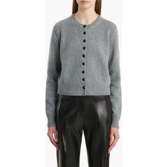 Khaite Everheart Cashmere Cardigan in Fog at Nordstrom, Size X-Small