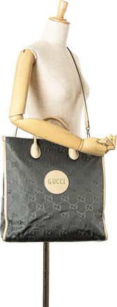 Gucci Pre-owned Womens Gg Monogram Tote - Grey Textile - One Size