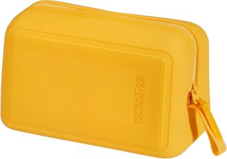 American Tourister Kosmetiktasche AMERICAN TOURISTER URBAN GROOVE, Damen, Gr. B/H/T: 13cm x 15cm x 25cm, gelb (golden gelb), Silikon, Taschen Kosmetiktasche, Kulturbeute