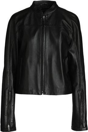 8 by YOOX LEATHER BIKER JACKET