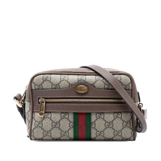 Gucci Pre-owned Gucci Mini GG Supreme Web Ophidia Crossbody Ladies O4CQ0PE7BHE8KITL