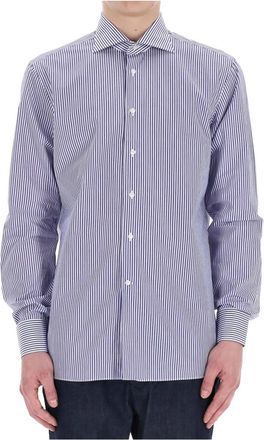 Borriello Tailored Shirt - Heren - Casual Overhemden - Wit - L - Overhemden