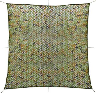 vidaXL Red De Camuflaje Vidaxl Con Bolsa De Almacenamiento 5x5 M Verde