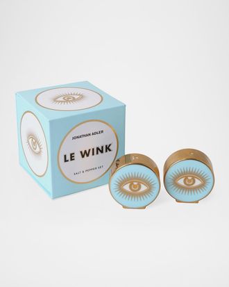 Jonathan Adler Le Wink Salt & Pepper Shaker Set