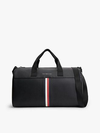 Tommy Hilfiger Metallic Logo Signature Tape Duffel Bag