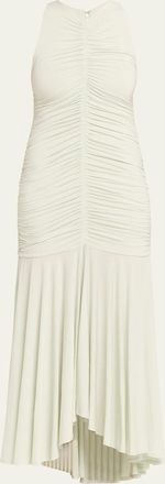 A.L.C. Ayla Ruched Fit-&-Flare Maxi Dress