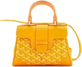 Goyard Saigon Top Handle Bag Coated Canvas with Leather Mini shoulder bag - Oranje