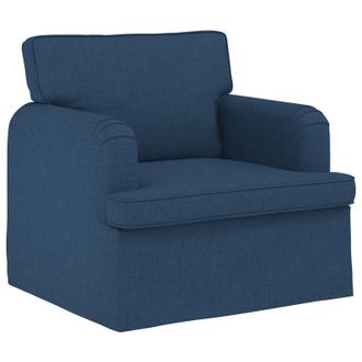 vidaXL Sof&aacute; Azul 84 X 80 X 85 Cm Tela Vidaxl
