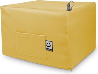 Happers Happers - Puff Cama Confort Mostaza &Uacute;nico Mostaza