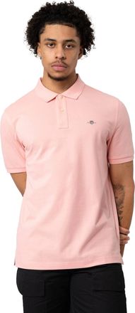 GANT heren poloshirt met korte mouwen in piqu&eacute;