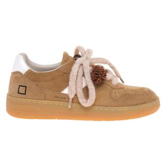 D.A.T.E. D.a.t.e. - Court 2.0 - Dames - Schoenen - Beige - Maat: 39 EU Katoen