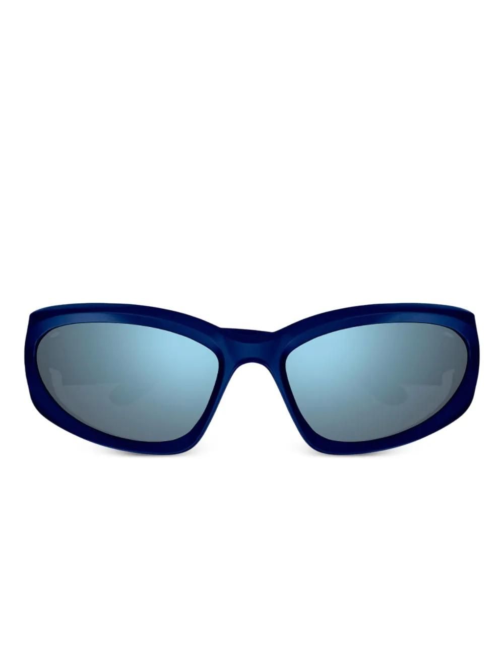 Gnawed BALENCIAGA サングラス Woman 014 Sunglasses BB0321S Blue