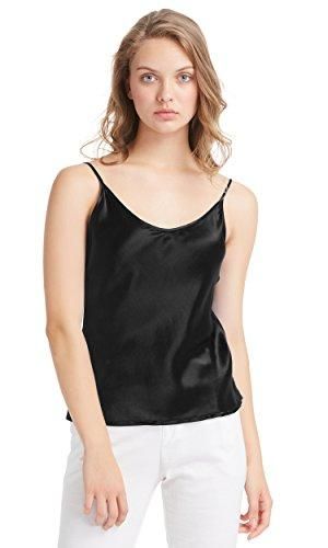 LilySilk Débardeur en Pure Soie Femme Top Soie Caraco Féminin