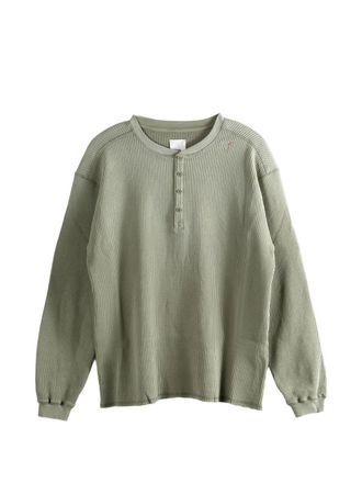 Roa Bee Sun Faded Organic Waffle Serafino Long Sleeve