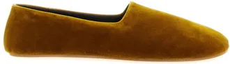 The Row Brown Solid Ponti Loafers