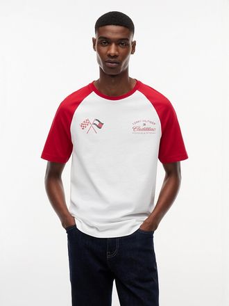 Tommy Hilfiger Mens Tommy x Cadillac F1 Team Speed T-Shirt - White - XS