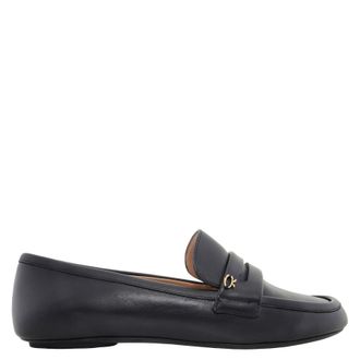 Gianvito Rossi Giorgia Leather Loafers, Brand Size 36 ( US Size 6 )