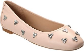 Stuart Weitzman Tammy Leather Ballet Flat