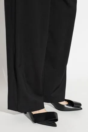 Givenchy Twisted Ribbon Heeled Shoes, Womens, Black